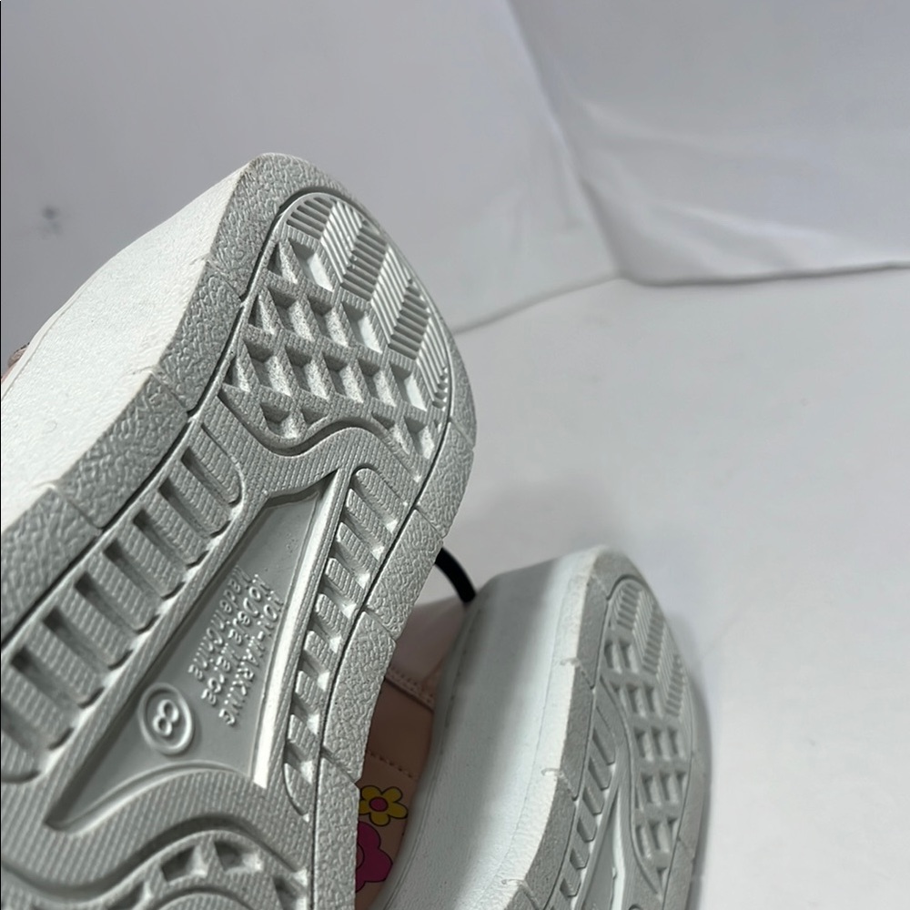 Barbie Pink and White Floral Sneakers - Picture 11 of 15